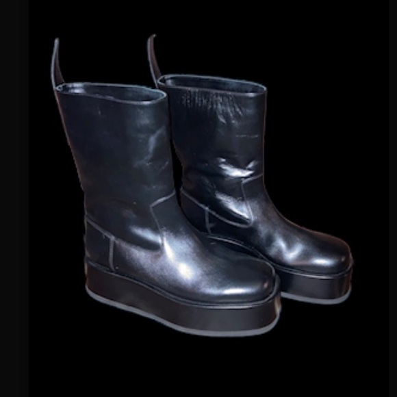 GIA BORGHINI RHW Rosie Short 23 Platform boot sz 38 - Picture 3 of 12